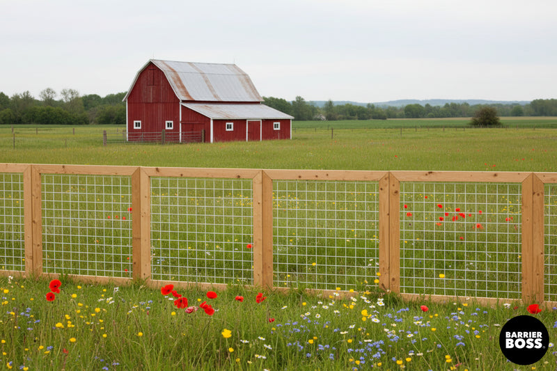 Load image into Gallery viewer, Silver Hog Wire Fence Panels - Hog Panels (Premade or Unframed) - The Ranchlands
