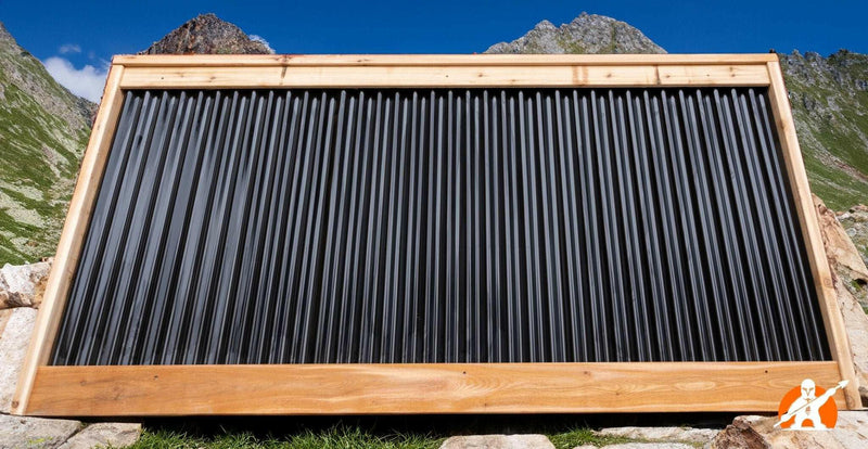 Load image into Gallery viewer, Corrugated Metal Fence Panels (Premade) - The Redwood - BarrierBoss™
